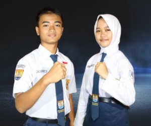 RAID QEANU ROFA dan REZKYA AWANDA DWIKASIH Terpilih sebagai Ketua dan Wakil Ketua OSIS